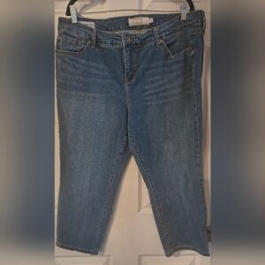Torrid Plus-Size 18 Blue Women’s Capris - Classic Stretch Denim